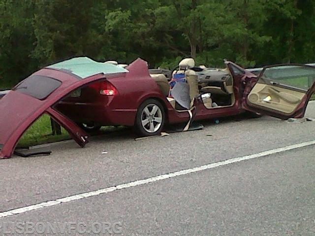 5/18/2010 MVC Rt 32 at I-70 Ramp